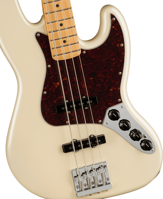 Fender Player Plus Jazz Bass Olympic Pearl With Gig Bag