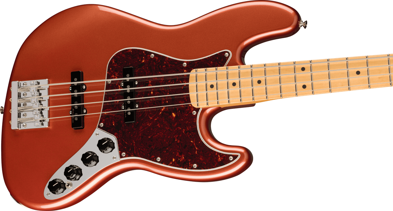 Fender Player Plus Jazz Bass Aged Candy Apple Red With Gig Bag