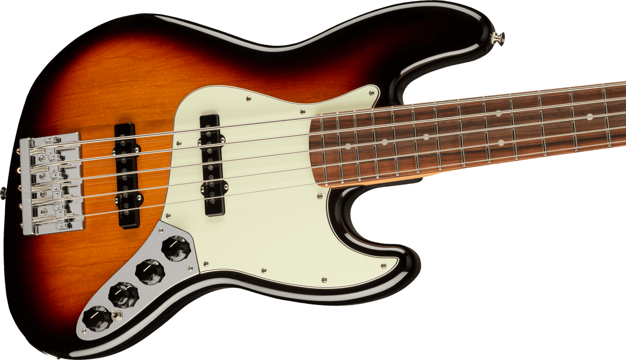Fender Player Plus Jazz Bass V 3-Tone Sunburst With Gig Bag