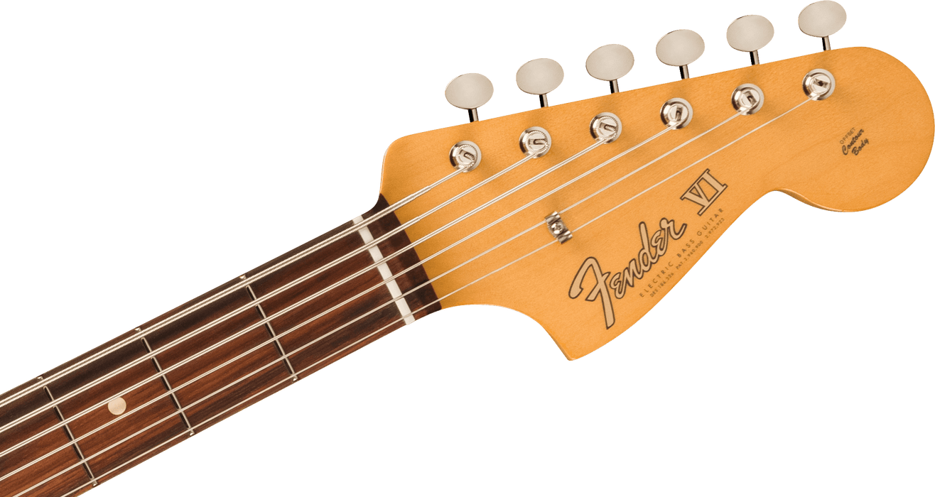 Fender Vintera II 60s Bass VI Rosewood Fingerboard Fiesta Red