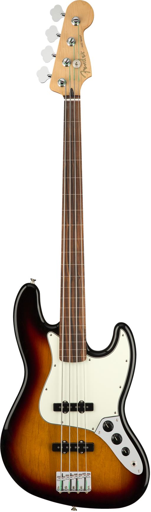 Fender Player Jazz Bass Fretless Pau Ferro Fingerboard 3-Color Sunburst Bass