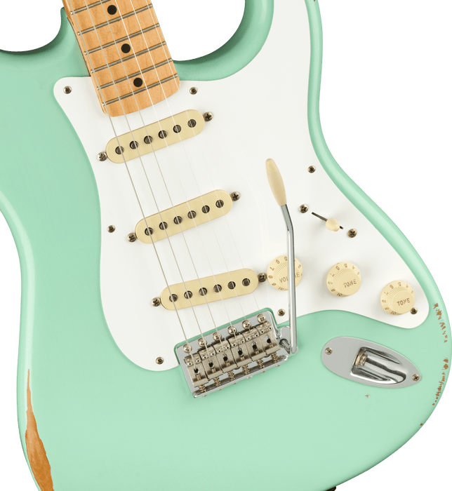 Fender Vintera Road Worn '50s Stratocaster Surf Green With Gig Bag
