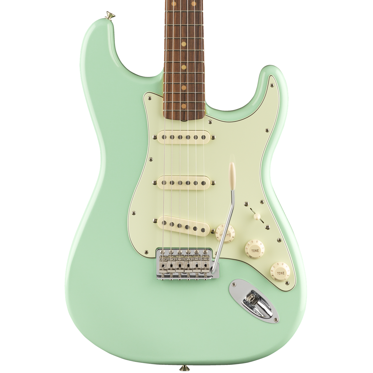 ギター Fender vintera 60s Stratocaster Fender Vintera '60s Stratocaster Surf Green With Gig Bag