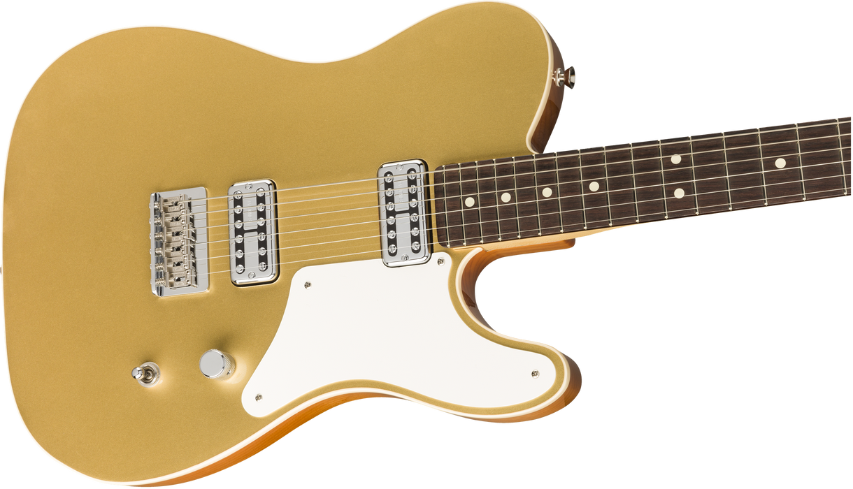DISC - Fender Limited Edition Cabronita Telecaster Rosewood Fingerboard Aztec Gold Electric Guitar With Case