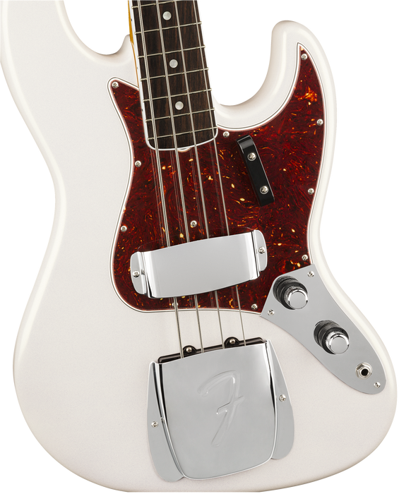 Fender 60th Anniversary Jazz Bass Rosewood Fingerboard Arctic Pearl With Case