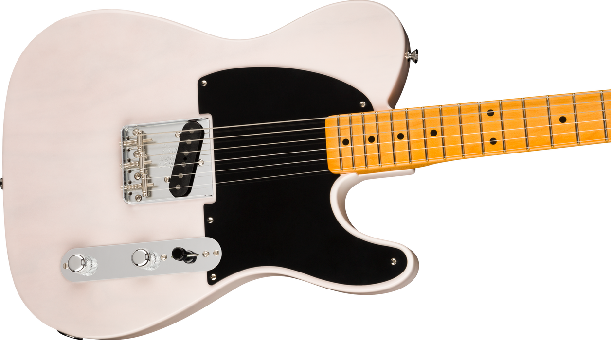 Fender 70th Anniversary Esquire Maple Fingerboard White Blonde Electric Guitar With Case