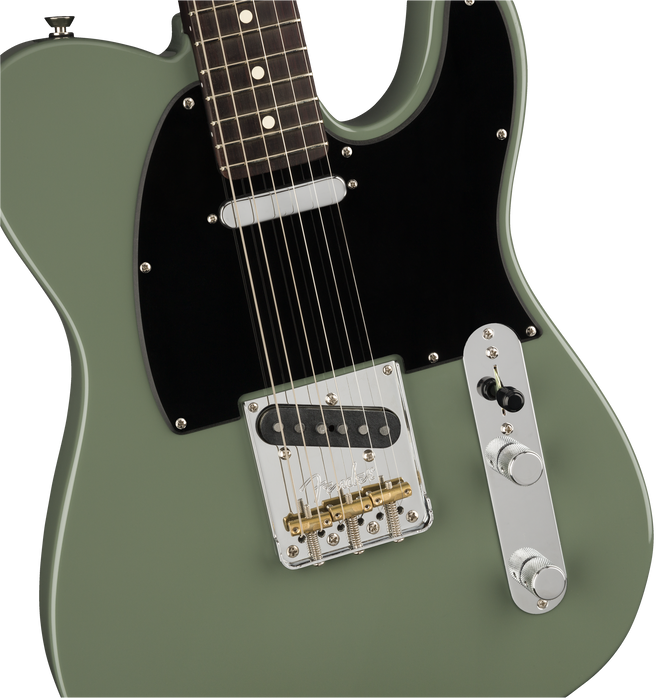Fender Limited Edition American Professional Telecaster Solid Rosewood Neck Antique Olive Electric Guitar
