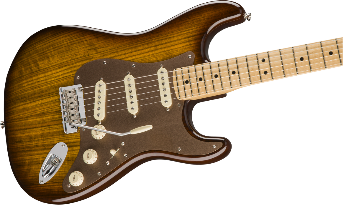 DISC - Fender '17 Limited Edition Shedua Top Stratocaster Electric Guitar