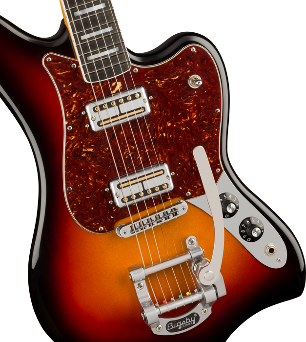 Fender Parallel Universe Volume II Maverick Dorado Ebony Fingerboard Ultraburst Electric Guitar