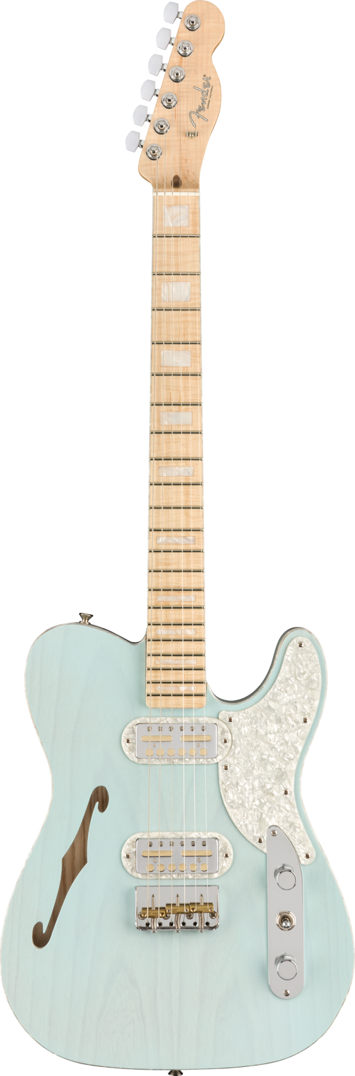 Fender Parallel Universe II Tele Mágico Maple Fingerboard Transparent Daphne Blue Electric Guitar