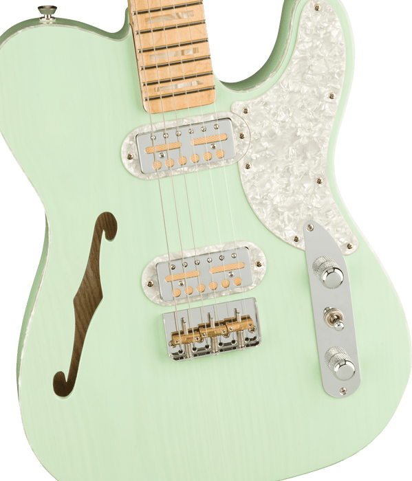 Fender Parallel Universe II Tele Mágico Maple Fingerboard Transparent Surf Green