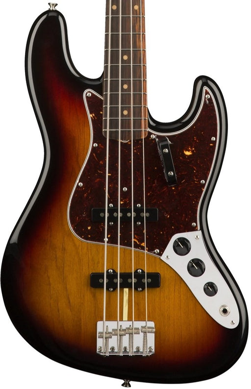 Fender American Original 60's Jazz Bass 3 Tone Sunburst Rosewood Fingerboard With Case