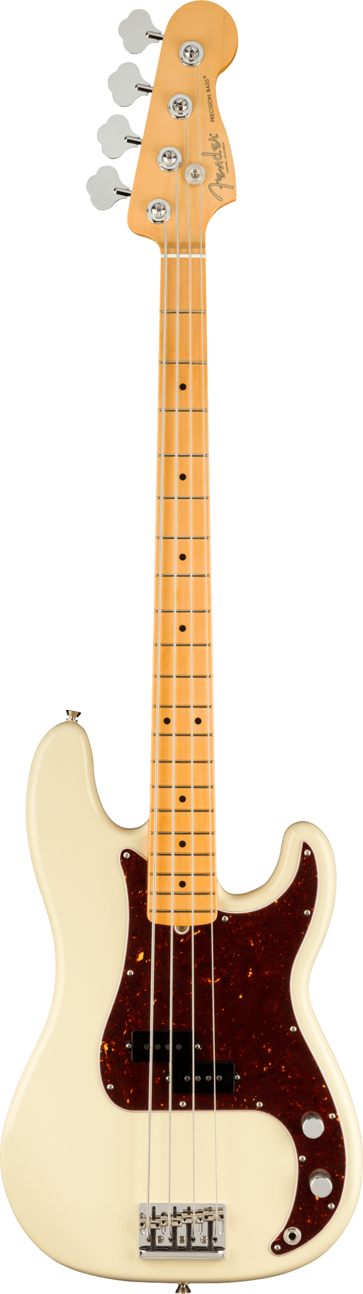 Fender American Professional II Precision Bass Maple Fingerboard Olympic White With Case