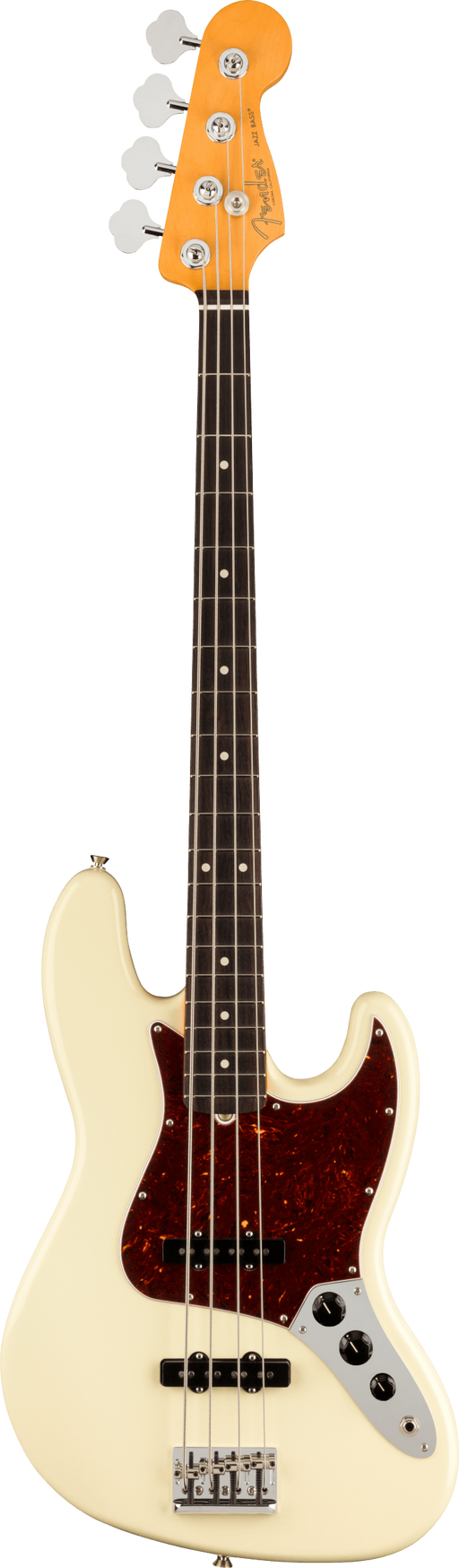 Fender American Professional II Jazz Bass Rosewood Fingerboard Olympic White With Case