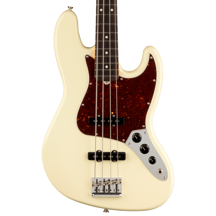 Fender American Professional II Jazz Bass Rosewood Fingerboard Olympic White With Case