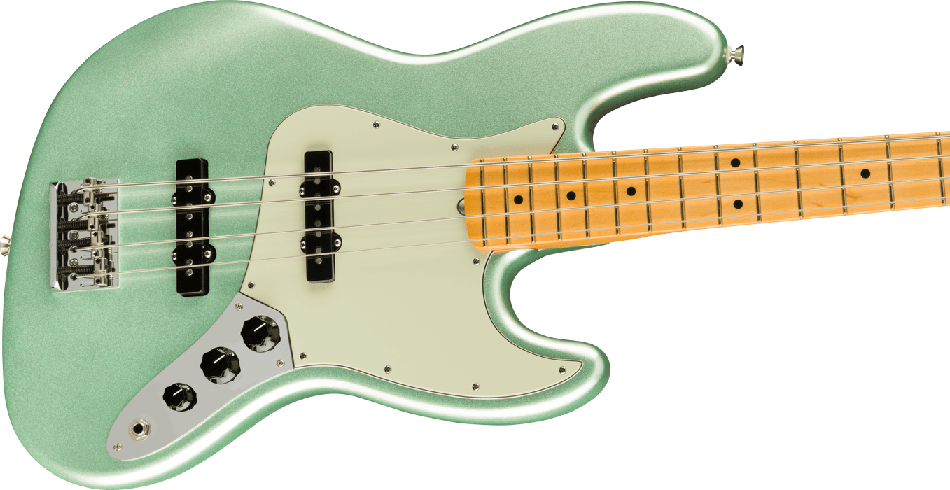 Fender American Professional II Jazz Bass Maple Fingerboard Mystic Surf Green
