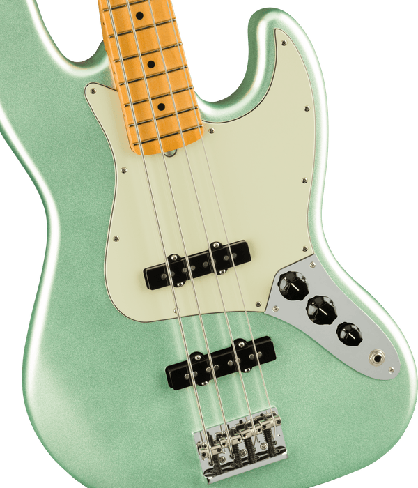 Fender American Professional II Jazz Bass Maple Fingerboard Mystic Surf Green