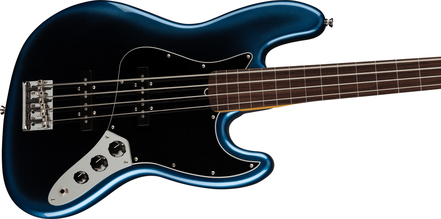 Fender American Professional II Jazz Bass Fretless Rosewood Fingerboard Dark Night With Case