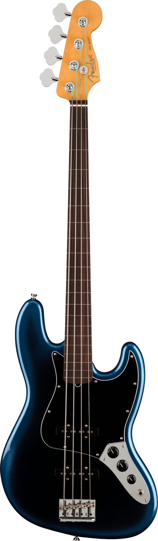 Fender American Professional II Jazz Bass Fretless Rosewood Fingerboard Dark Night With Case