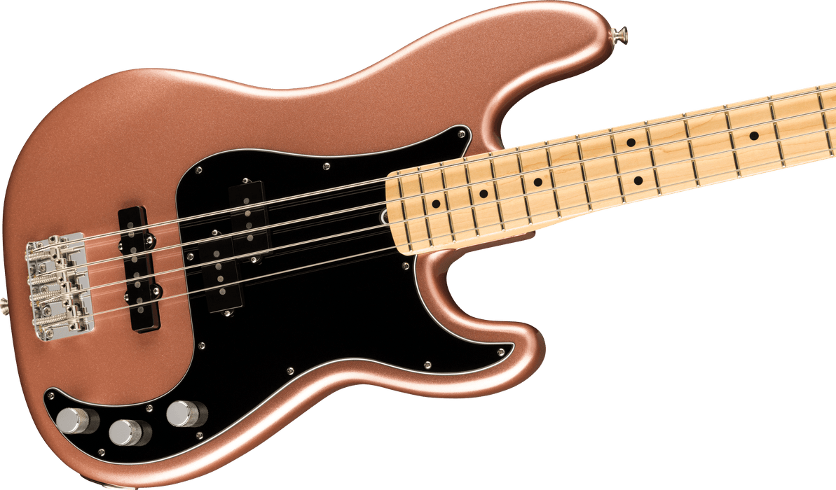 DISC - Fender American Performer Precision Bass Penny Maple Fingerboard