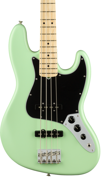 Fender American Performer Jazz Bass Satin Surf Green Maple Fingerboard With Bag