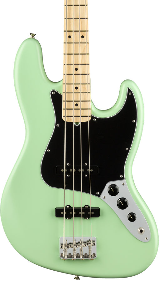 Fender American Performer Jazz Bass Satin Surf Green Maple Fingerboard With Bag