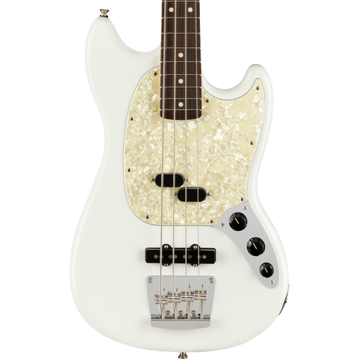 Fender American Performer Mustang Bass Rosewood Fingerboard Arctic White