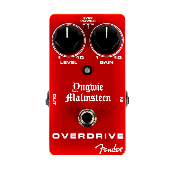 Fender Malmsteen Overdrive Pedal Red