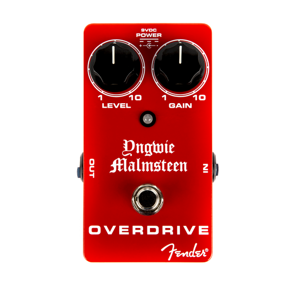 Fender Malmsteen Overdrive Pedal Red - 234507000