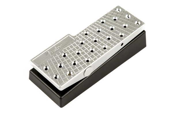 fender volume pedal Fender FWP-1 Wah Pedal Silver and Black Guitar Effect Pedal — Truetone Music