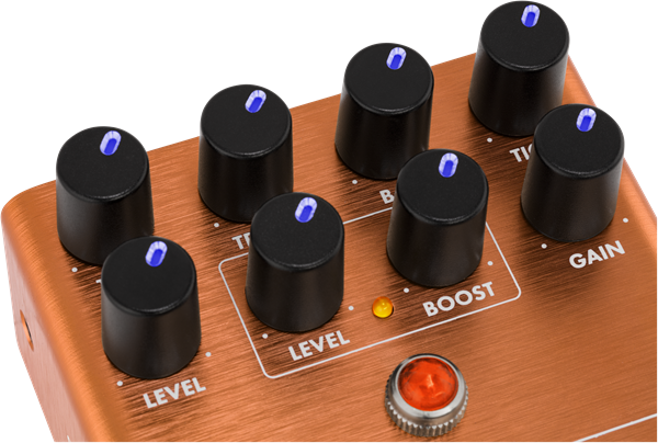 fender mtg tube distortion pedal Fender MTG: LA Tube Distortion Guitar Effect Pedal — Truetone Music