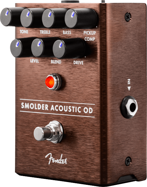 Fender Smolder Acoustic Overdrive Guitar Effect Pedal