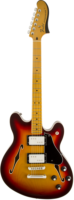 DISC - Fender Starcaster Maple Fingerboard - Maple Aged Cherry Burst