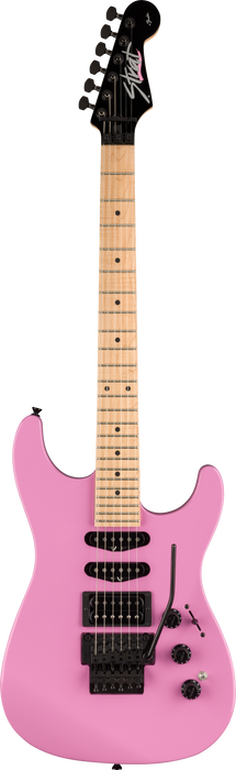 Fender Limited Edition HM Strat Maple Fingerboard Flash Pink Electric Guitar
