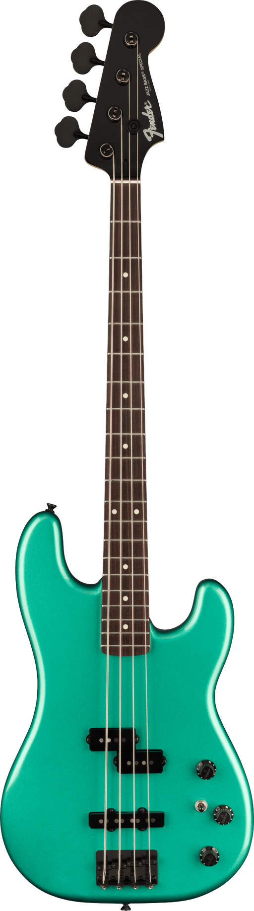 Fender Boxer Series PJ Bass Rosewood Fingerboard Sherwood Green Metallic W Bag