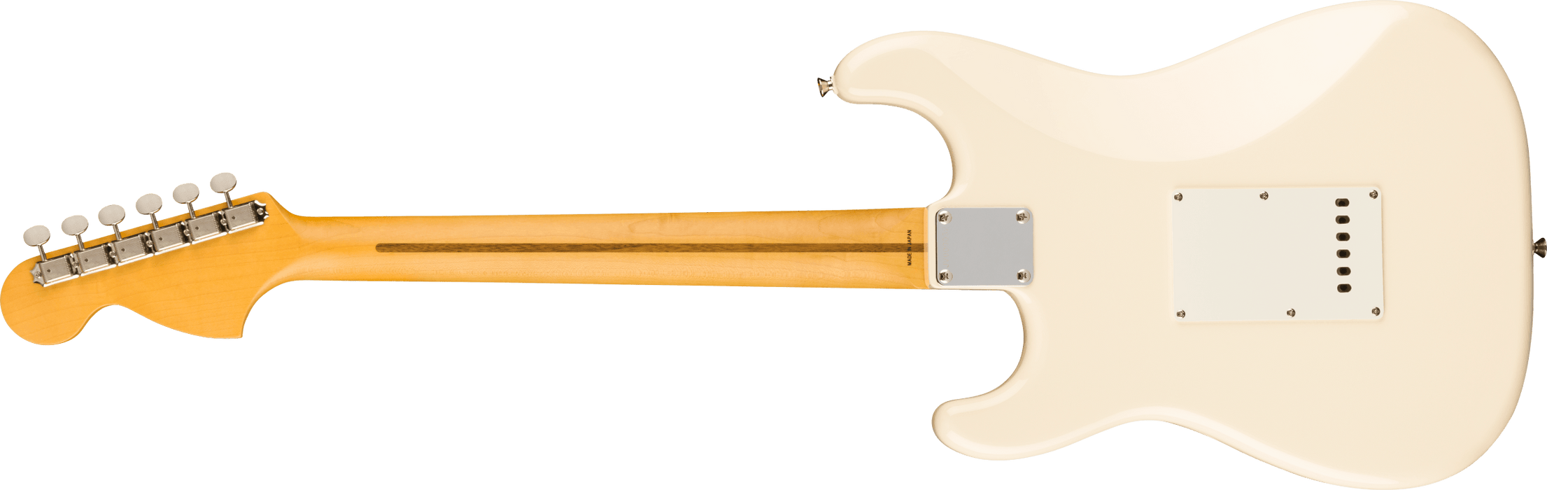 Fender JV Modified '60s Stratocaster  Maple Fingerboard Olympic White Electric Guitar With Gig Bag