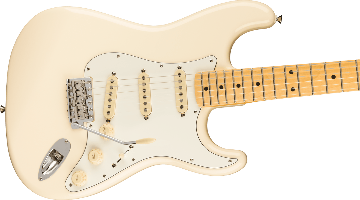 Fender JV Modified '60s Stratocaster®,  Maple Fingerboard, Olympic White Electric Guitars