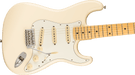 Fender JV Modified '60s Stratocaster®,  Maple Fingerboard, Olympic White Electric Guitars