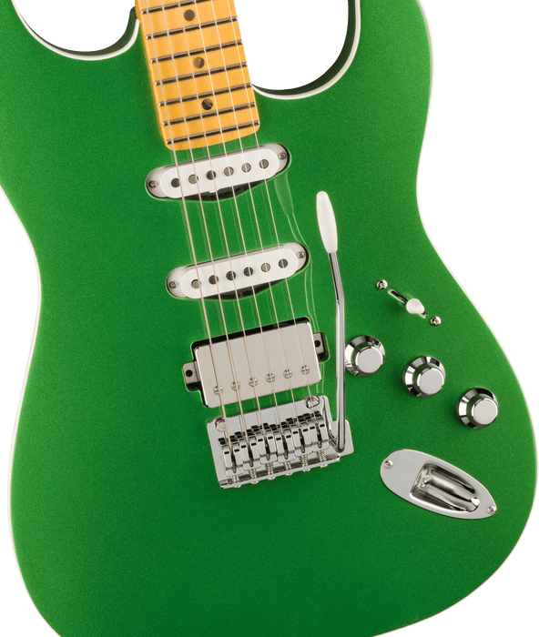 Fender Aerodyne Special Stratocaster HSS Maple Fingerboard Speed Green Metallic With Bag