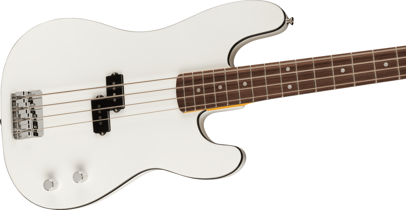 Fender Aerodyne Special Precision Bass Rosewood Fingerboard Bright White With Bag