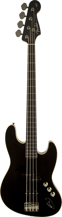 Fender Aerodyne Jazz Bass Rosewood Stained Fingerboard -  Black