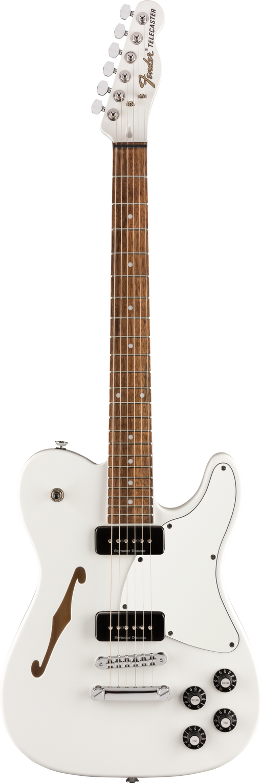 Fender Jim Adkins JA-90 Telecaster Thinline Laurel Fingerboard White Electric Guitar