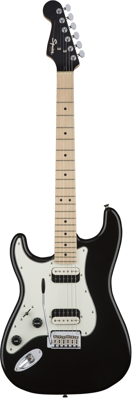 Squier Contemporary Stratocaster HH Left-Handed Electric Guitar - Black Metallic