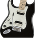 Squier Contemporary Stratocaster HH Left-Handed Electric Guitar - Black Metallic