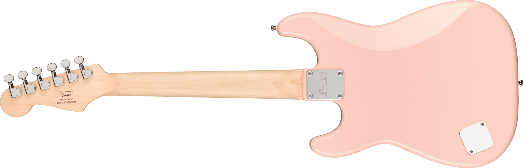Squier Mini Stratocaster Laurel Fingerboard Shell Pink Electric Guitar