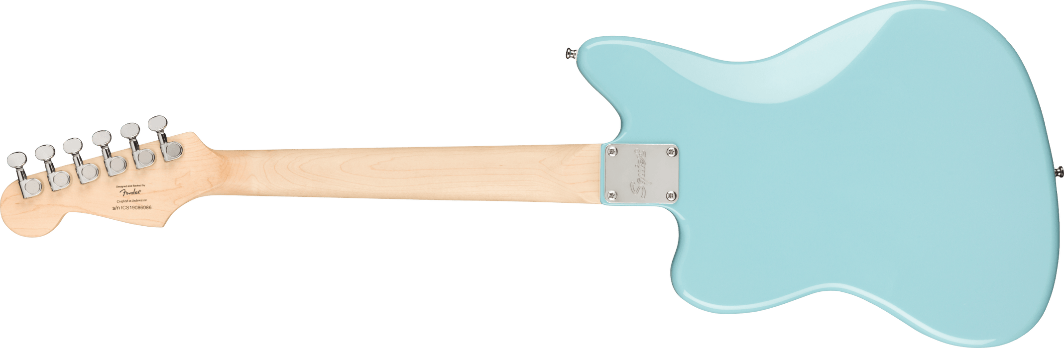 Squier Mini Jazzmaster HH Maple Fingerboard Daphne Blue Electric Guitar