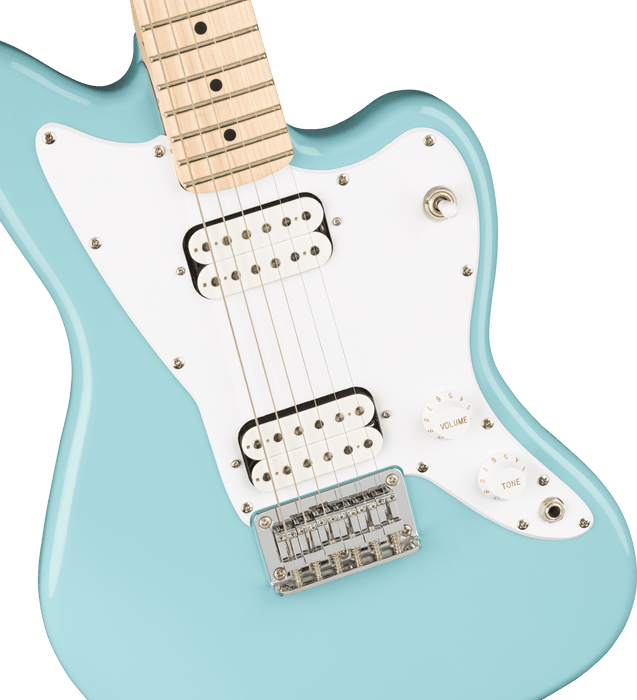 Squier Mini Jazzmaster HH Maple Fingerboard Daphne Blue Electric Guitar