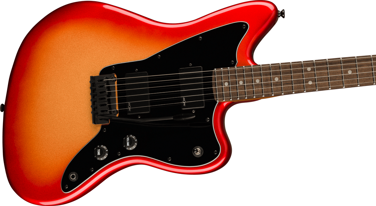Squier Contemporary Active Jazzmaster® HH, Laurel Fingerboard, Black Pickguard, Sunset Metallic Electric Guitars