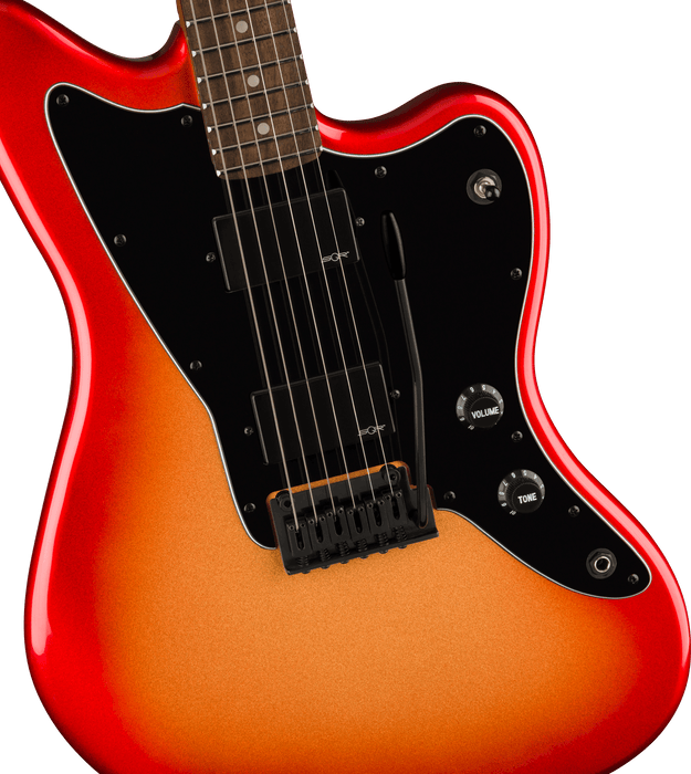 Squier Contemporary Active Jazzmaster® HH, Laurel Fingerboard, Black Pickguard, Sunset Metallic Electric Guitars
