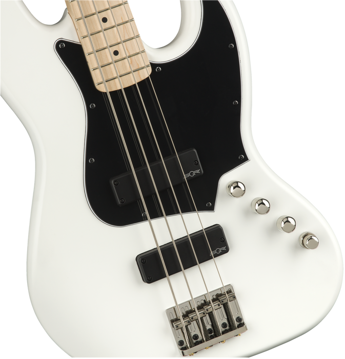 Squier Contemporary Active Jazz Bass HH Maple Fingerboard Flat White